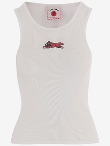 Icecream Ribbed Logo Tank Top