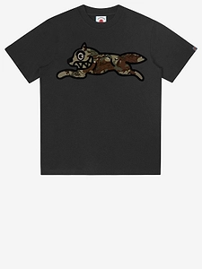 Icecream Running Dog Camouflage Print T-Shirt