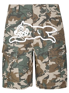 Running Dog Camo Cargo Shorts