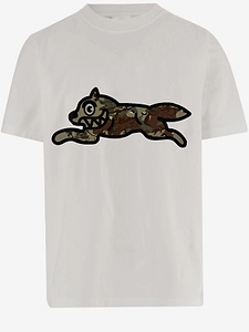 Icecream Running Dog Camouflage Print T-Shirt