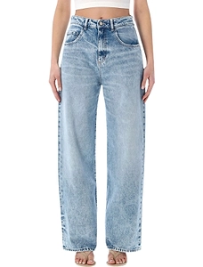 Icon Denim Poppy High-Rise Wide-Leg Jeans