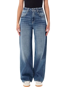 Icon Denim Poppy High-Rise Wide-Leg Jeans