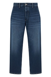 Icon Denim Straight-Leg Five-Pocket Jeans