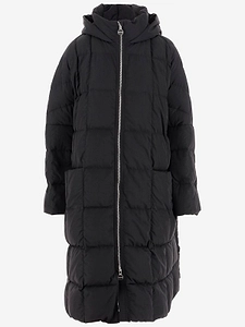 Pyramide Hooded Quilted Coat