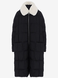 Shearling Pyramide Long Down Jacket