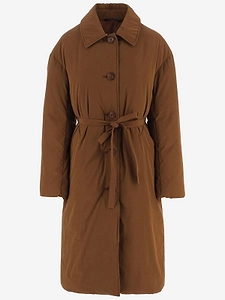 Velar Belted Padded Coat