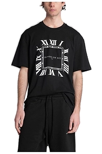 Ih Nom Uh Nit Roman Numeral Printed Crewneck T-Shirt