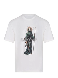 Ih Nom Uh Nit Santa Muerte Print T-Shirt