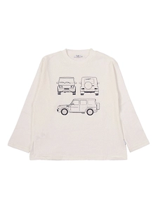 Il Gufo An Off-Road Vehicle Print Long-Sleeve T-Shirt