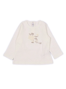 A Bunny Print Long-Sleeve T-Shirt