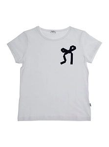 Il Gufo Applied Bow Jersey T-Shirt