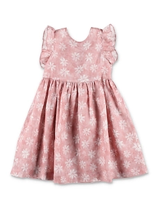 Il Gufo Bow Detailed Floral Dress