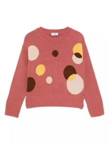 Il Gufo Circle-Patterned Crewneck Jumper
