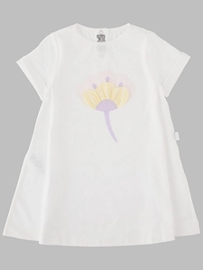 Il Gufo Flower Print Short Dress