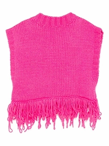 Il Gufo Fringed Vest