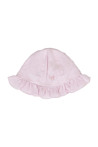 Il Gufo Logo Embroidered Scallop Edge Sun Hat