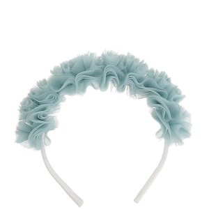 Il Gufo Ruffled Tulle Headband