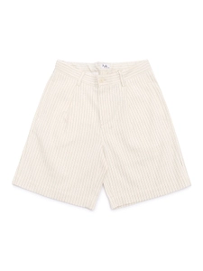 Il Gufo Striped Pleated Shorts