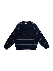 Il Gufo Striped Crewneck Jumper