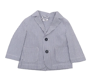 Il Gufo Striped Single-Breasted Blazer