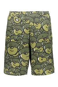 Printed Elasticated Waistband Shorts