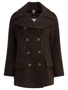 Ines De La Fressange Double-Breasted Coat