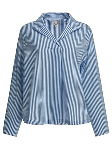 Ines De La Fressange Stripe Collar Shirt