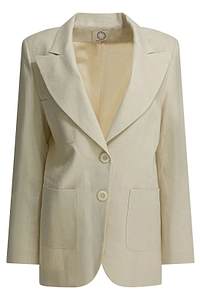 Ines De La Fressange Single-Breasted Blazer