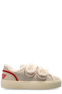 Lila Shearling Low-Top Sneakers