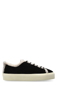 Inuikii Shearling Trim Low-Top Sneakers