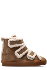Inuikii Shearling Velcro High-Top Sneakers