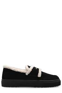 Inuikii Shearling Trim Flat Shoes