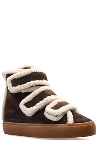 Inuikii Shearling Velcro High-Top Sneakers