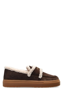 Inuikii Shearling Trim Flat Shoes