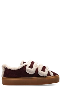 Inuikii Shearling Velcro Low-Top Sneakers