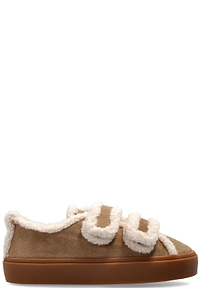 Inuikii Shearling Velcro Low-Top Sneakers
