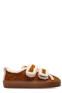 Inuikii Shearling Velcro Low-Top Sneakers