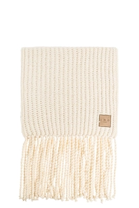 Iro Logo Patch Fluffy Scarf