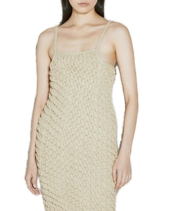 Isa Boulder Sleeveless Chunky Knit Mini Dress
