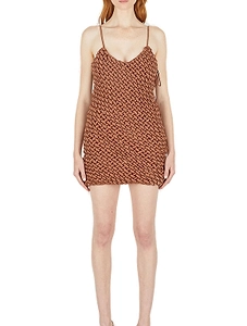 Isa Boulder V-Neck Pillow Mini Dress