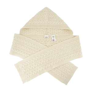 Isabel Marant Cable Knitted Hooded Scarf