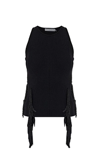 Flocon Sleeveless Knitted Top