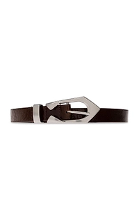 Iro Geometric Buckle Leather Belt