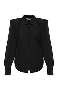 Foxie Sheer Button-Up Shirt
