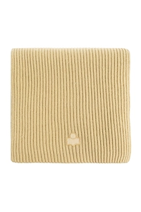 Isabel Marant Logo Embroidered Ribbed Scarf