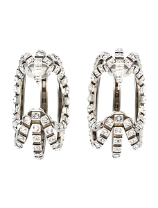 Mona Crystal Hoop Earrings