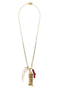Isabel Marant Multi-Charm Pendant Necklace