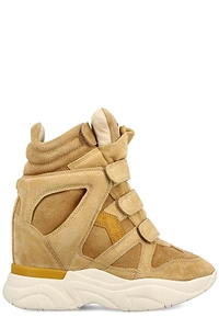 Isabel Marant Balskee Velcro High-Top Sneakers