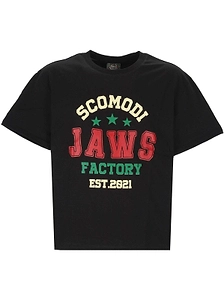 Jaws Logo Printed Crewneck T-Shirt