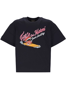 Jaws Logo Printed Crewneck T-Shirt